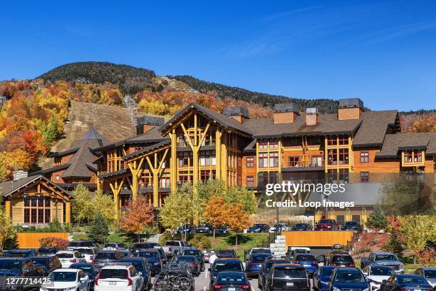 The Lodge at Spruce Peak ski resort in Vermont.