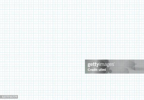 nahtloses graphenpapier - graph paper stock-grafiken, -clipart, -cartoons und -symbole