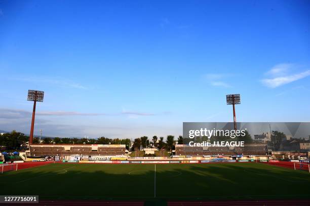 General view prior to the J.League Meiji Yasuda J2 match between Thespa Kusatsu Gunma and Montedio Yamagata at Shoda Shoyu Stadium Gunma on September...