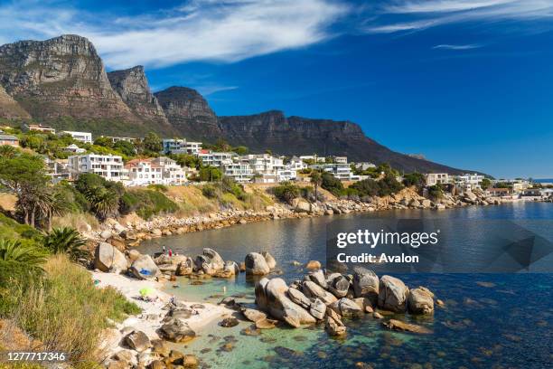 Beach near Camps Bay in Cape Town. Western Cape. South Africa.