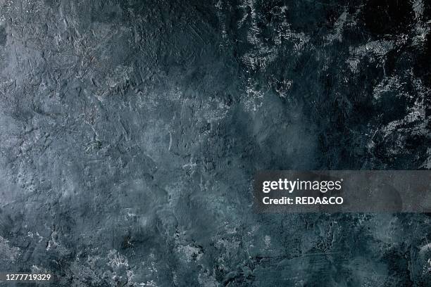 Dark black stone concrete abstract background copy space.