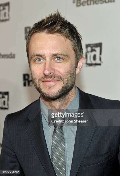Comedian Chris Hardwick arrives at RAGE Official Launch Party at Chinatown’s Historical Central Plaza on September 30, 2011 in Los Angeles,...