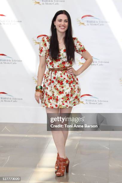 Katie McGrath attends Photocall for 'The Adventures Of Merlin' during the 51st Monte Carlo TV Festival on June 10, 2011 in Monaco, Monaco.