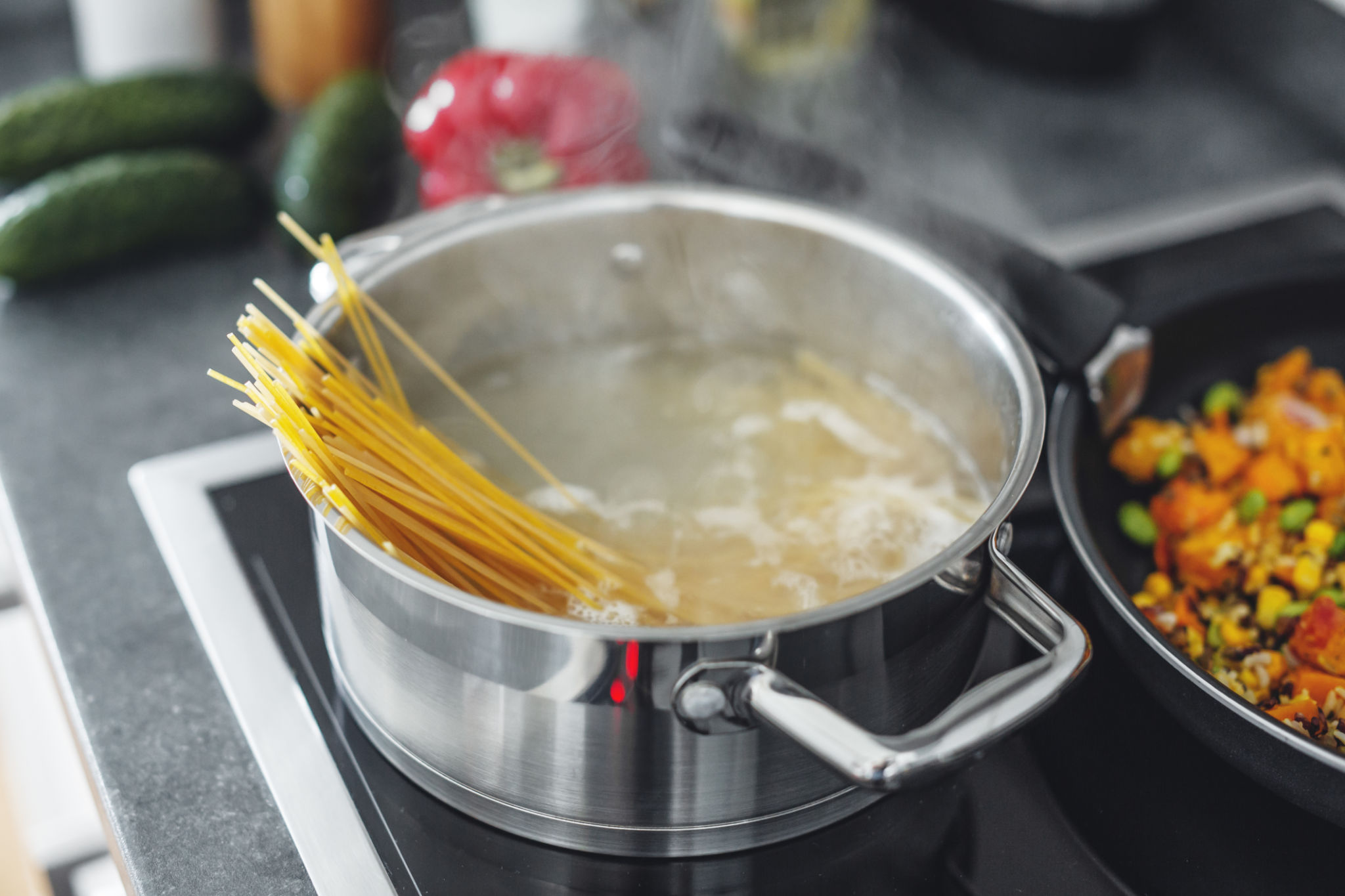 boiling pasta