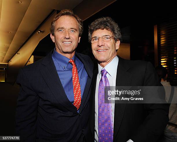 Environmental Law Attorney Robert Kennedy Jr. And Alan Horn attend "The Last Mountain" Los Angeles Premiere at the Landmark Theater on June 15, 2011...
