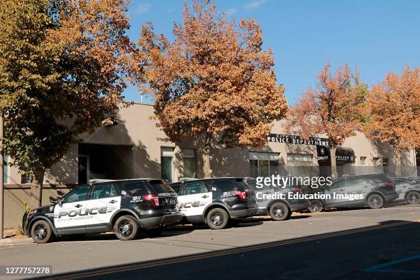 Moscow Idaho Police Department building downtown.