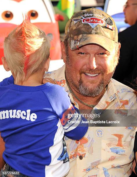 Larry the Cable Guy attends the Premiere of Walt Disney Pictures 'Cars 2' at the El Capitan Theatre on June 18, 2011 in Hollywood, California.