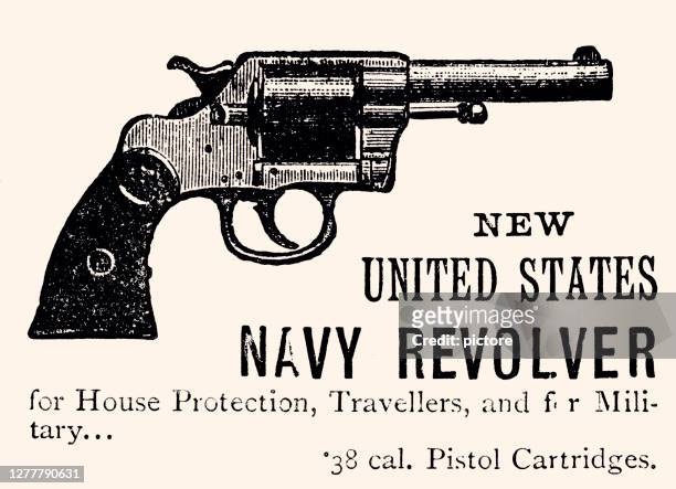 ilustrações de stock, clip art, desenhos animados e ícones de navy revolver (xxxl) - alvo militar