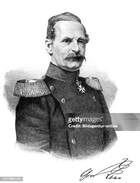 Albrecht Theodor Emil Graf von Roon, 30 April 1803 Plesna, West Pomeranian Voivodeship – 23 February 1879, was a Prussian soldier and statesman.