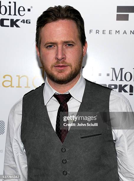 Actor A. J. Buckley attends the "Skateland" after party on May 11, 2011 in Hollywood, California.