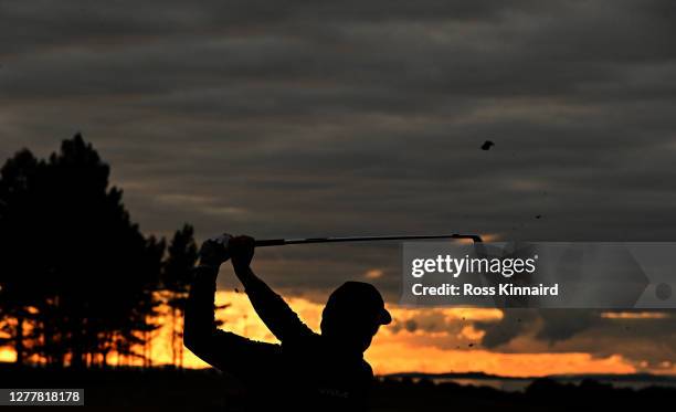 Mikko Korhonen of Finland tees off on the sixth hole during the first round of the Aberdeen Standard Investments Scottish Open at The Renaissance...