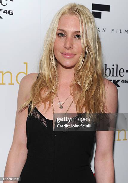 Actress Casey LaBow attends the "Skateland" after party on May 11, 2011 in Hollywood, California.