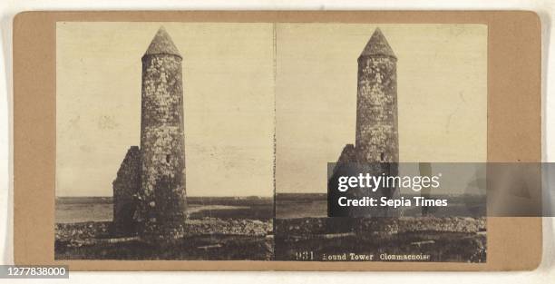 Round Tower. Clonmacnoise; British; about 1865; Collotype.