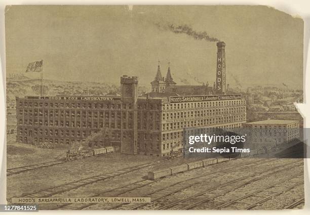 Hood's Sarsaparilla Laboratory, Lowell, Mass; Attributed to C.I. Hood & Company; about 1895; Halftone print.