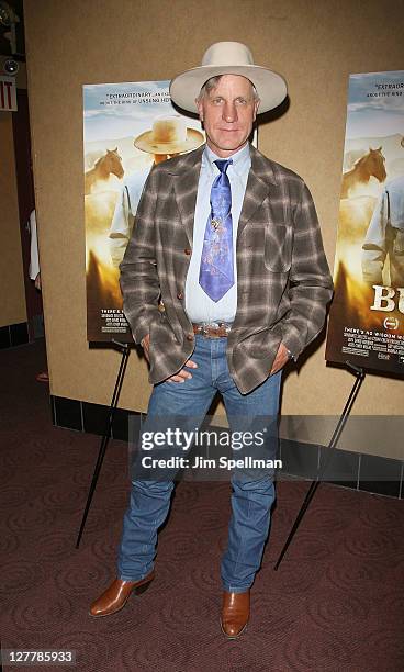 Horse Trainer Buck Brannaman attends the premiere of "Buck" at Clearview Cinemas on June 7, 2011 in New York City.