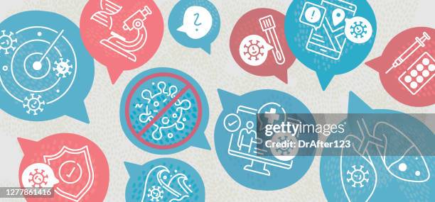 covid-19 background - epidemie stock illustrations