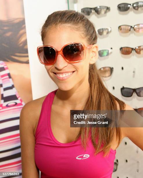 Antonella Barba attends the Muscle Milk Fitness Retreat on June 17, 2011 in Venice, California.