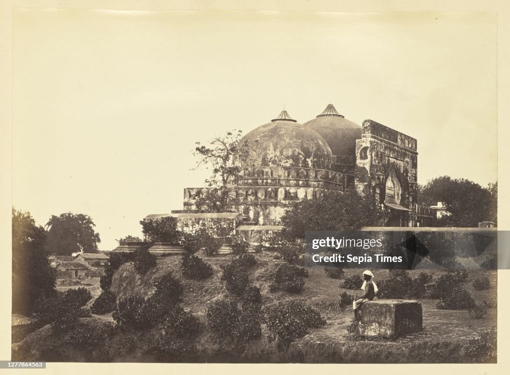 Babri Masjid, Faizabad; Faizabad, India; about 1863 - 1887; Albumen silver print