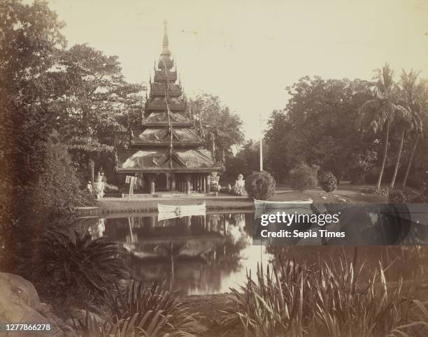 Pagoda, Eden Garden; Kolkata, India; 1870s - 1890s; Albumen silver print.