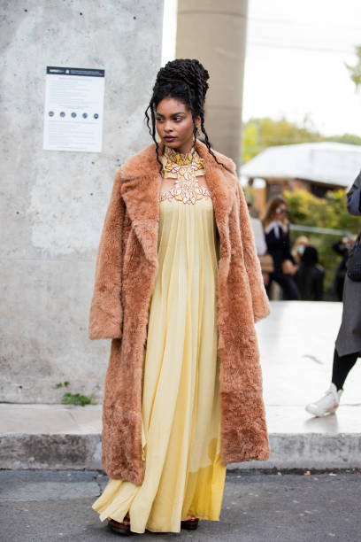 FRA: Street Style At Paris Fashion Week - Womenswear Spring Summer 2021 : Day Four