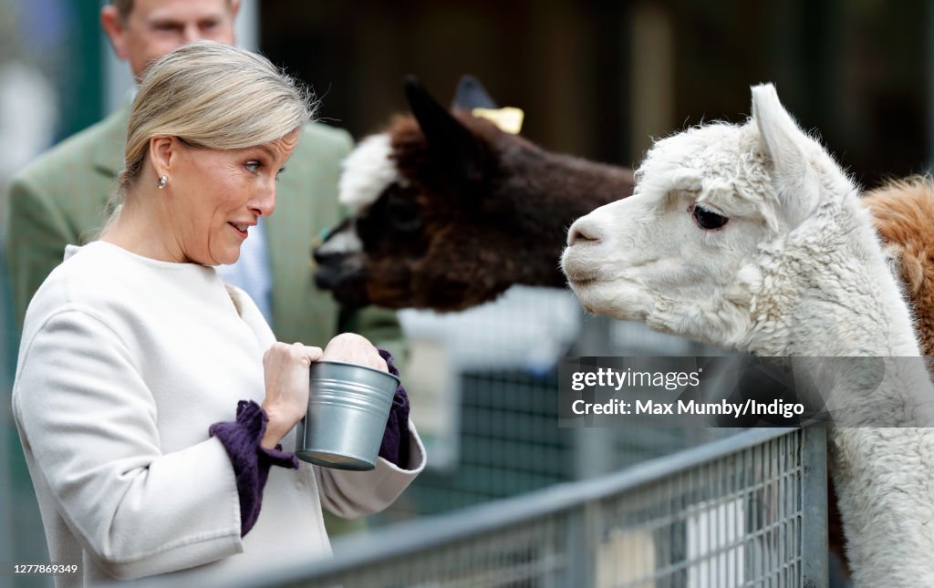 The Earl And Countess Of Wessex Visit Vauxhall City Farm