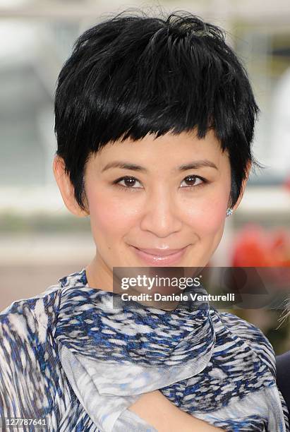 Actress Sandra Ng Kwan Yu attends the "Wu Xia" Photocall during the 64th Annual Cannes Film Festival at Palais des Festivals on May 14, 2011 in...