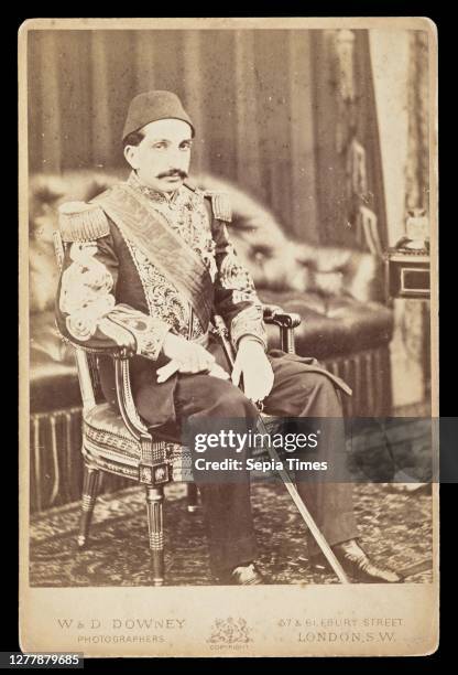 Sultan Abdul Hamid II at Balmoral Palace, Pierre de Gigord Collection of photographs of the Ottoman Empire and the Republic of Turkey., Downey, W....