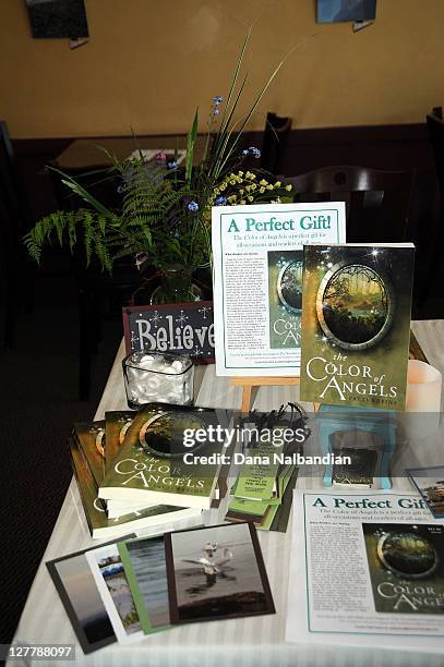 The Color of Angels book signing at Caffe Ladro on June 4, 2011 in Edmonds, Washington.