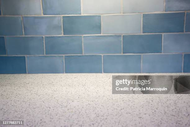 kitchen remodel details - tile countertop stock pictures, royalty-free photos & images