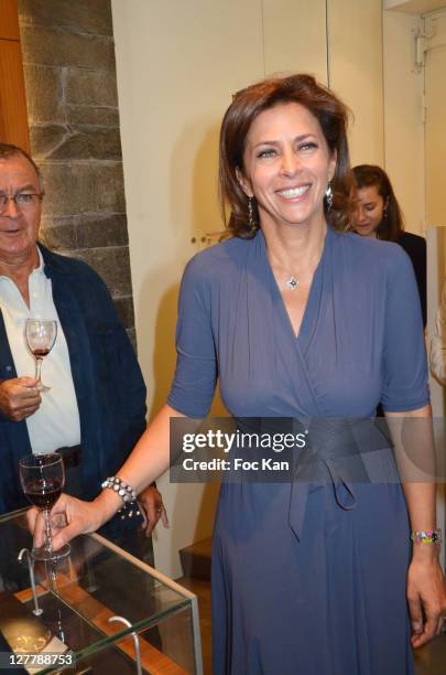 Actress Corinne Touzet attends the Chateau de La Connivence Launch Cocktail at Jaeger Lecoultre Vendome on May 30, 2011 in Paris, France.