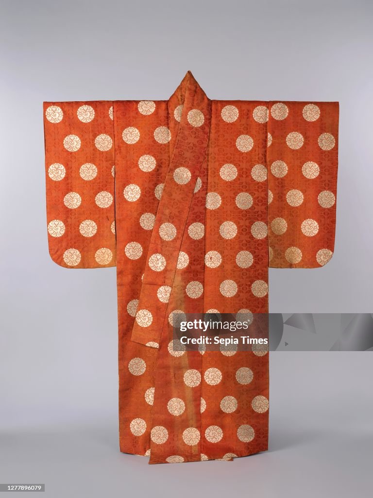 Japanese Edo Robe Noh Robe, Japan, Edo period , Date 18th century, Japan, Brocaded ...