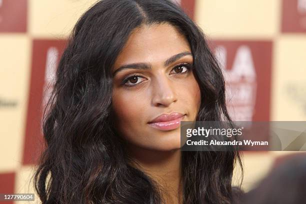 Model Camila Alves arrives at the 2011 Los Angeles Film Festival opening night premiere of "Bernie" held at Regal Cinemas L.A. Live on June 16, 2011...