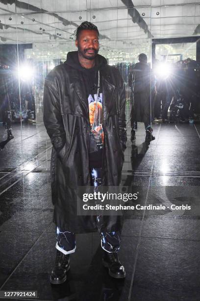 Djibril Cissé attends the "Lotus By Mika" : Launch Party as part of Paris Fashion Week - Womenswear Spring Summer 2021 on October 01, 2020 in Paris,...