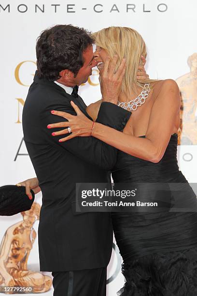 Bernard Montie and Rachel Bourlier attend the Closing Ceremony and The Golden Nymph Awards at the Grimaldi Forum on June 10, 2011 in Monaco, Monaco.