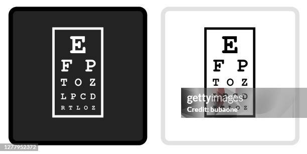 menschliches auge diagramm icon auf schwarzem knopf mit weißen rollover - augenheilkunde stock-grafiken, -clipart, -cartoons und -symbole