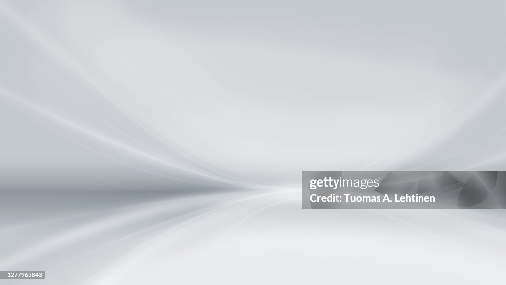 Abstract and modern gray background with brighter bent lines.