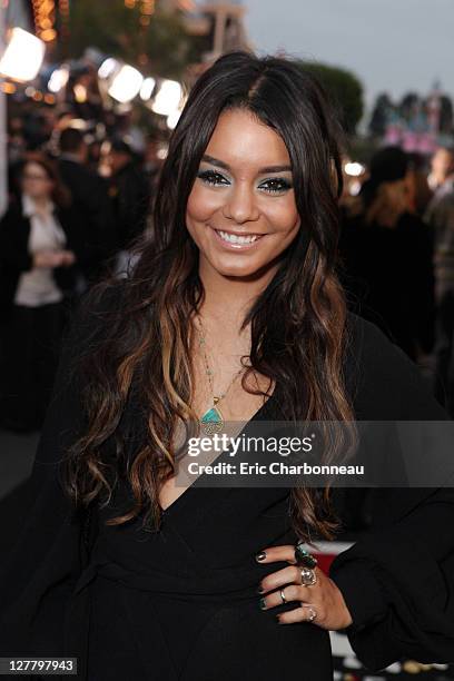 Vanessa Hudgens at the World Premiere of Disney's "Pirates of the Caribbean: On Stranger Tides" at Disneyland on May 7, 2011 in Anaheim, California.