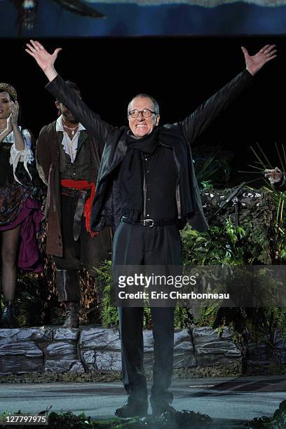 Geoffrey Rush at the World Premiere of Disney's "Pirates of the Caribbean: On Stranger Tides" at Disneyland on May 7, 2011 in Anaheim, California.