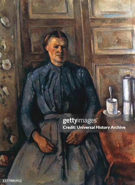 La Femme a la Cafetiere' by paul Cezanne, c1890-1895. 'Woman with a Coffee Pot'..