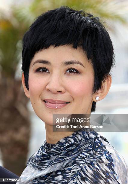Actress Sandra Ng Kwan Yu attends the "Wu Xia" Photocall during the 64th Annual Cannes Film Festival at Palais des Festivals on May 14, 2011 in...