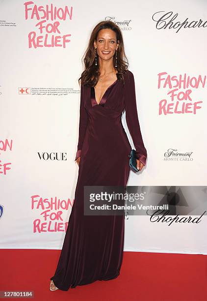 Marpessa Hennink attends Fashion For Relief Japan Fundraiser during the 64th Annual Cannes Film Festival at Forville Market on May 16, 2011 in...