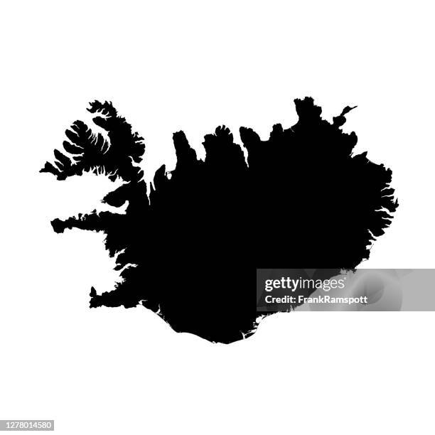 iceland topographic map alpha channel - alpha channel stock illustrations