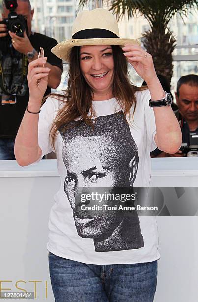 Director/writer Lynne Ramsay attends the "We Need To Talk About Kevin" Photocall at the Palais des Festivals during the 64th Cannes Film Festival on...