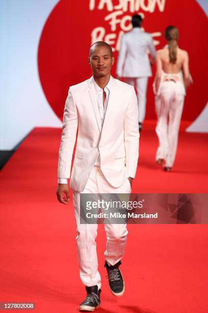 Models attends the " Fashion For Relief Japan Fundraiser" during the 64th Annual Cannes Film at Forville Market on May 16, 2011 in Cannes, France.