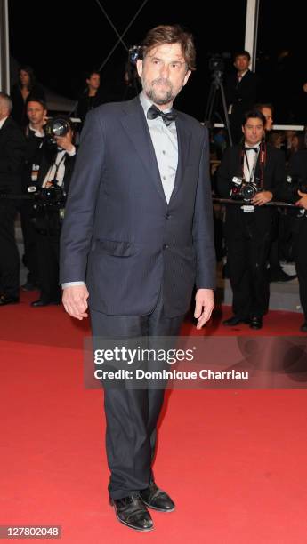 Director Nanni Moretti attends the "Hearat Shulayim" Premiere during the 64th Annual Cannes Film Festival at Palais des Festivals on May 14, 2011 in...