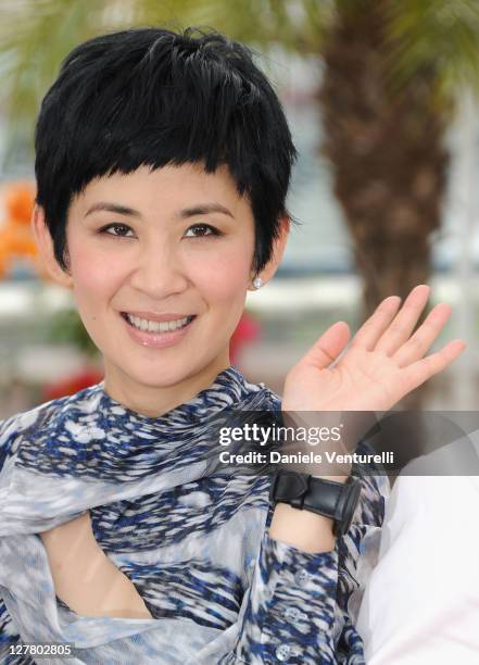 Actress Sandra Ng Kwan Yu attends the "Wu Xia" Photocall during the 64th Annual Cannes Film Festival at Palais des Festivals on May 14, 2011 in...