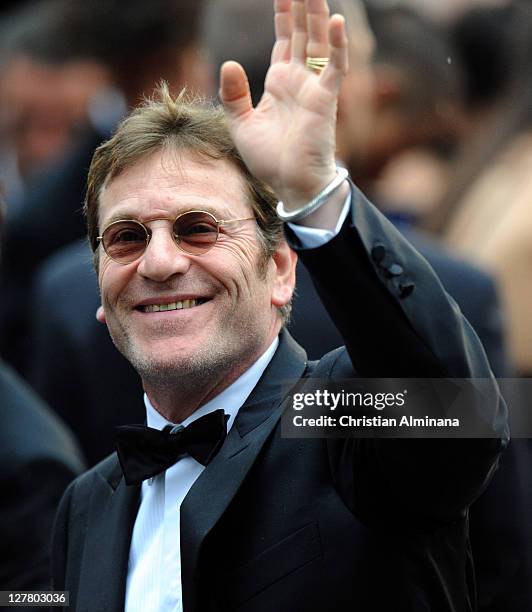 Tcheky Karyo attends the 'Pirates of the Caribbean: On Stranger Tides' premiere at the Palais des Festivals during the 64th Cannes Film Festival on...