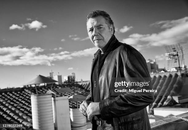 Carlos Goñi of Revolver poses during a photo session for the release of his album 'Babilonia' on December 6 in Madrid, Spain.