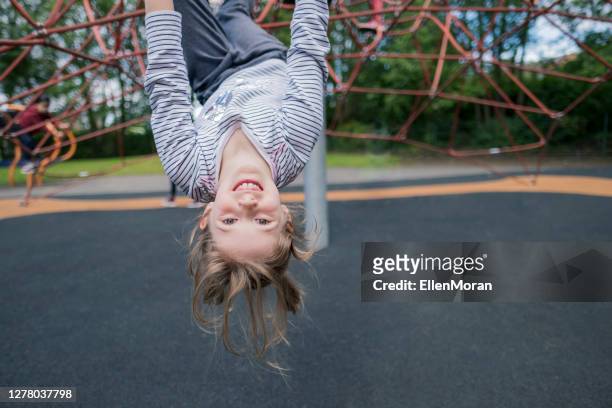playground fun - monkey bars stock pictures, royalty-free photos & images