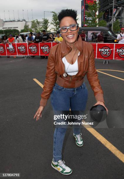 Mizz DR attends Hot 97 Summer Jam 2011 at the New Meadowlands Stadium on June 5, 2011 in East Rutherford, New Jersey.